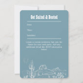 Invitation personnalisée - Country Rodeo Anniversa (Dos)