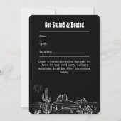 Invitation personnalisée - Country Rodeo Anniversa (Dos)