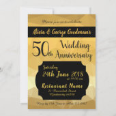 Invitation personnalisée d'anniversaire de mariage (Dos)