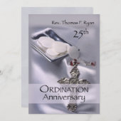 Invitation personnalisée de la 25e ordination (Devant / Derrière)
