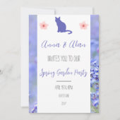 Invitation personnalisée de la fêteuse de fêtes de (Devant)