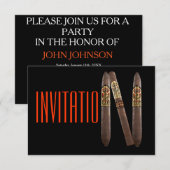 Invitation personnalisée de la Havane cubaine (Devant / Derrière)