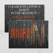 Invitation personnalisée de la Havane cubaine (Devant / Derrière)