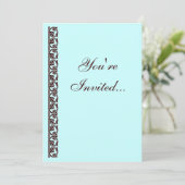 Invitation personnalisée de l'élément médiéval Bro (Debout devant)