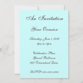 Invitation personnalisée de l'élément médiéval Bro (Dos)