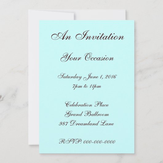 Invitation personnalisée de l'élément médiéval Bro (Dos)