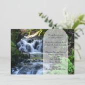 Invitation personnalisée de Little Waterfall Maria (Debout devant)