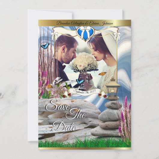 Invitation Personnalisée de Mise à Jour de la Date (Devant)