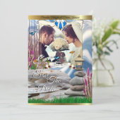 Invitation Personnalisée de Mise en Garde de Date (Debout devant)