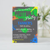 INVITATION PERSONNALISÉE DE PARTI (Debout devant)