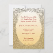 Invitation personnalisée de partie de retraite (Dos)