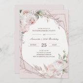 Invitation personnalisée de pendaison de crémaillè (Devant / Derrière)