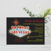 Invitation personnalisée de photo de mariage de La (Debout devant)