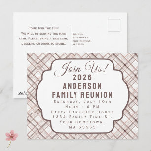 Invitation personnalisée de réunion de famille à c