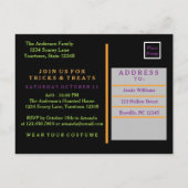 Invitation personnalisée de Spooktacular Halloween (Dos)