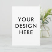 invitation personnalisée d'impression 5x7 (Debout devant)