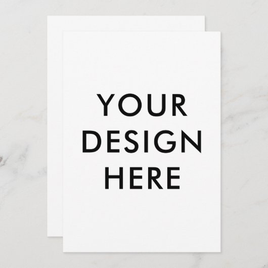 invitation personnalisée d'impression 5x7 (Devant / Derrière)