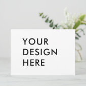 invitation personnalisée d'impression 7x5 (Debout devant)