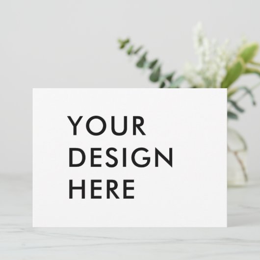 invitation personnalisée d'impression 7x5 (Debout devant)