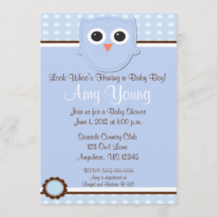 Invitation personnalisée du Baby shower de la Chou