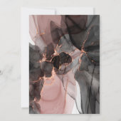 INVITATION PERSONNALISÉE DU ROSE FLOTTANT ÉLÉGANCE (Dos)