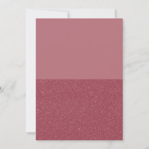 Invitation personnalisée en or rose partagé (mat +