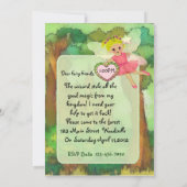Invitation personnalisée Fairy Party (Dos)