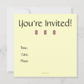 Invitation personnalisée Grunge Union Jack (Carré) (Dos)