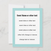 Invitation personnalisée Holiday Open House (Dos)