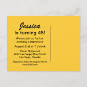 Invitation personnalisée Las Vegas (Dos)