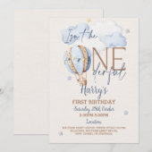 Invitation personnalisée ONEderful 1st Birthday (Devant / Derrière)
