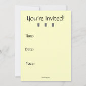 Invitation personnalisée Posh Union Jack (vertical (Dos)