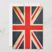 Invitation personnalisée Posh Union Jack (vertical (Devant)