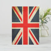 Invitation personnalisée Posh Union Jack (vertical (Debout devant)