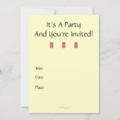 Invitation personnalisée Posh Union Jack (vertical (Dos)