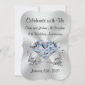 Invitation personnalisée pour 10e anniversaire de  (Devant)