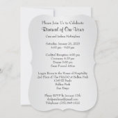 Invitation personnalisée pour 10e anniversaire de  (Dos)