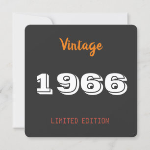 Invitation personnalisée pour 60e anniversaire de