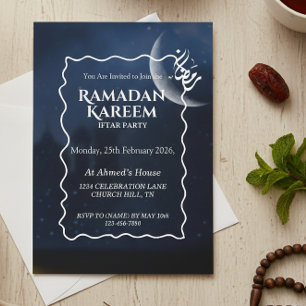 Invitation personnalisée pour Iftar Ramadan Kareem