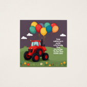 Invitation personnalisée pour la fête d'anniversai (Devant)