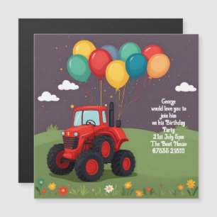 Invitation personnalisée pour la fête d'anniversai