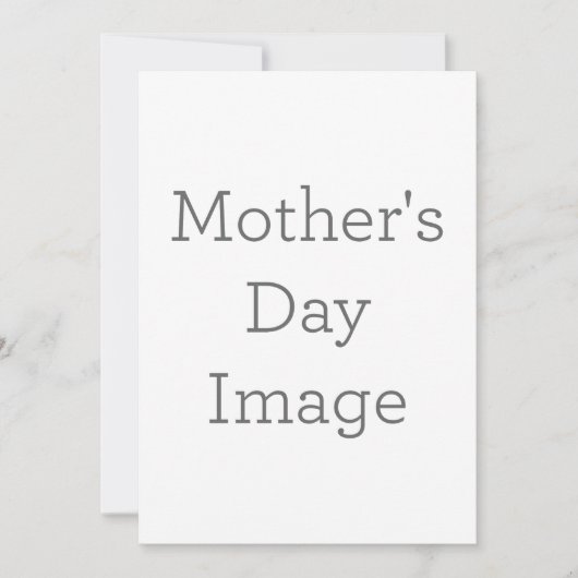 Invitation personnalisée pour la fête des mères (Devant)