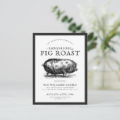 Invitation personnalisée pour la partie BBQ rôtie  (Debout devant)