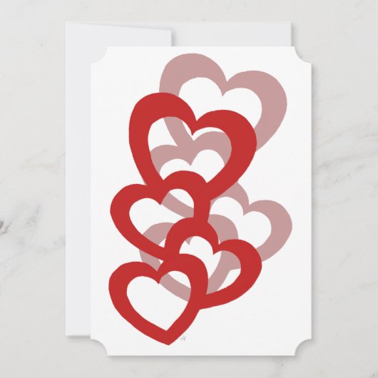 Invitation personnalisée pour la Saint-Valentin (Devant)