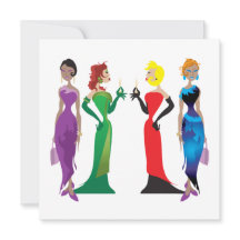 Invitation personnalisée pour la soirée des dames