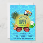 Invitation personnalisée pour la soirée d'été du c (Devant)