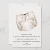 Invitation personnalisée pour l'anniversaire de la (Dos)