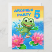 Invitation personnalisée pour l'anniversaire de la (Devant)
