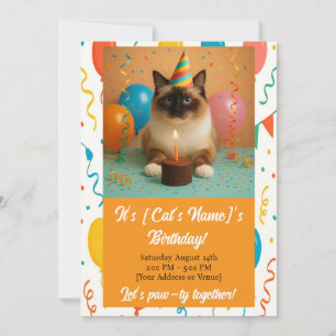 Invitation personnalisée pour l'anniversaire de vo