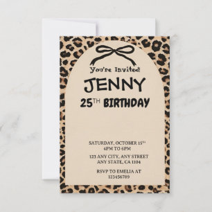 Invitation personnalisée pour l'anniversaire des e